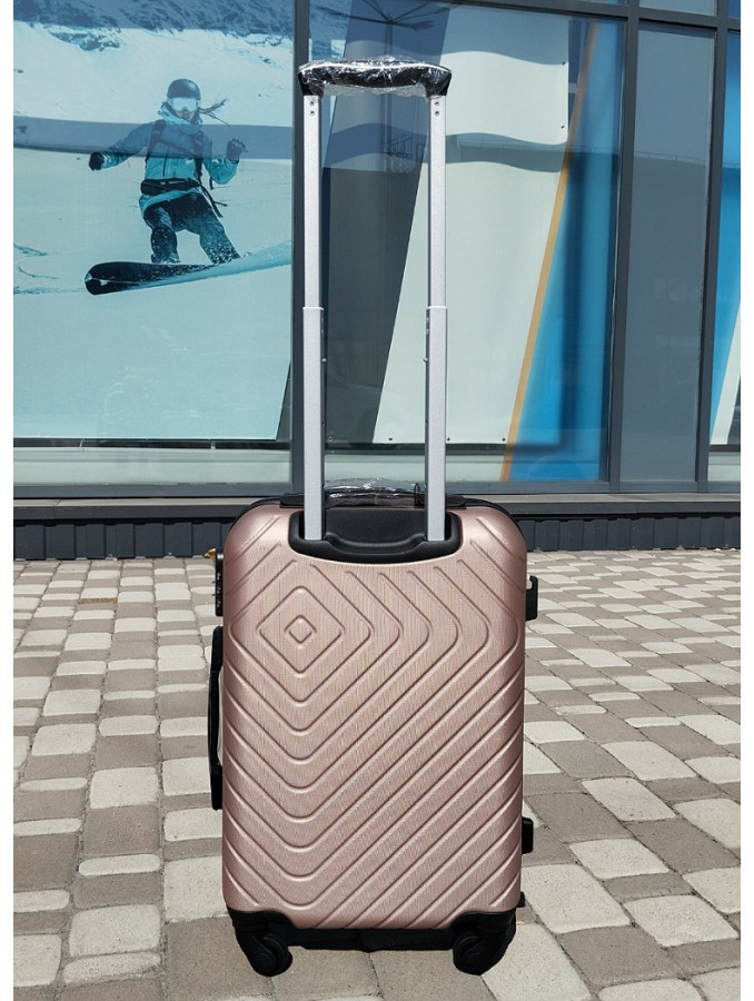 Чемодан пластиковый Wings MRH01 rosy gold S