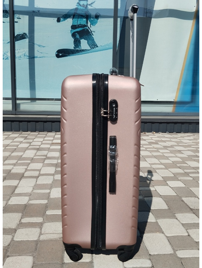 Чемодан пластиковый Wings MRH01 rosy gold L